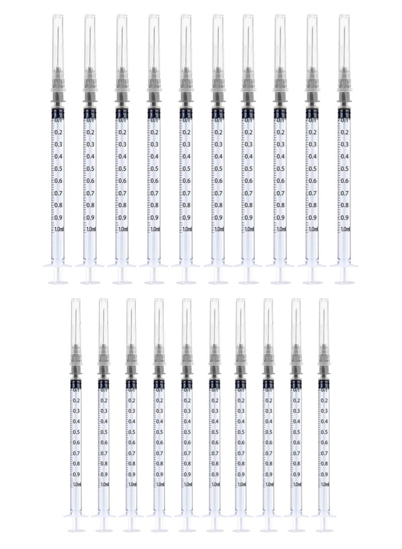 NOVAMED Disposable Syringe 1ml with 27G Needle, Luer Slip, Sterile Medical Grade Syringe, Individually Packed - Image 1